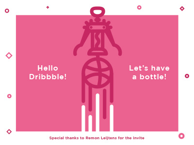 Hey Dribbble! This round's on me!