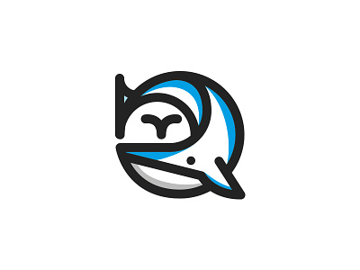 Blue Whale icon icondesign illustrator lineicon vector vector-art