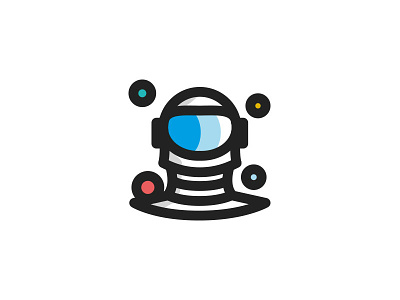 Cosmonaut icon icondesign illustrator lineicon vector vector-art