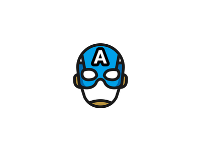 Cap avengers cap captain america graphic art graphic design graphics icon icon artwork icon design iconaday illustration illustrator lineicon marvel sketch vectober vector vector art