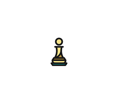Pawn chess chess icons graphic art graphic design graphics icon icon design iconaday illustration illustrator pawn sketch vectober vector vector art