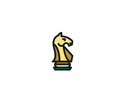 Knight chess chess icons graphic art graphic design graphics icon icon design iconaday illustrator knight line icon sketch vectober vector vector art