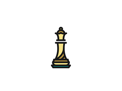 Queen chess chess icons graphic art graphic design graphics icon icon design iconaday illustrator queen sketch vectober vector vector art