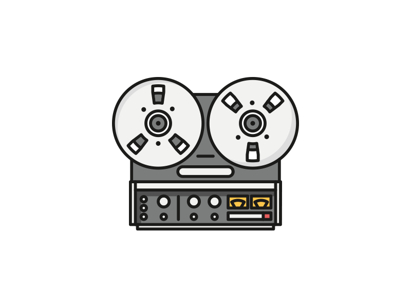 Vector for free use Tape recorder vector