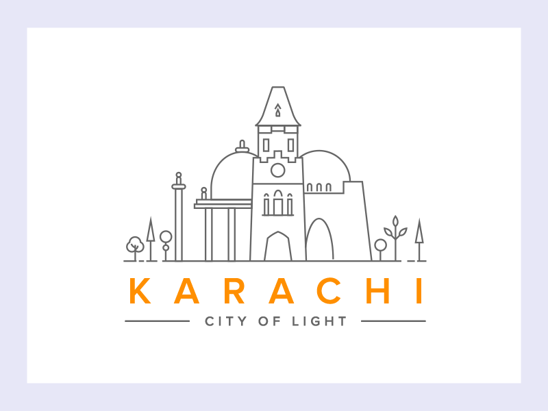 Karachi Logo Animation Gif animation clean gif has illustration karachi karachi branding karachi logo karachi monument khi khi logo khi pakistan line illustration lineart logo logo design concept minimal