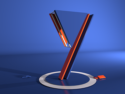 Y 36dayoftype 3d adobe photoshop adobedimension animation cinema4d design type art typography