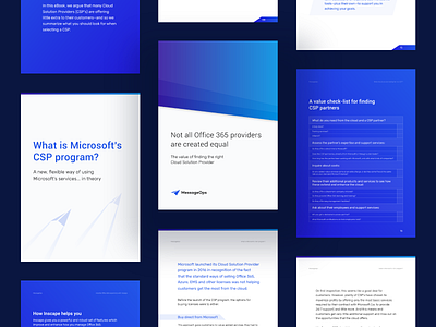 MessageOps – eBook blue branding clean cloud ebook ebook cover ebook design flat iconography minimalistic tech