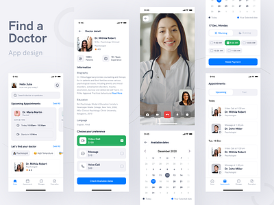 Healthcare app design