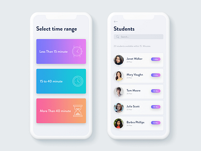 Students App by Jatin Lathiya on Dribbble