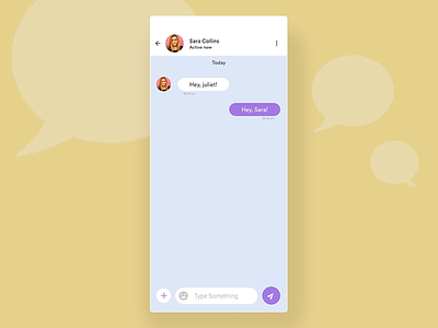 Chat conversation Interaction animation app app design chat chat app conversation gif mobile app design play principle for mac sketch talk transition trending ui upload ux video