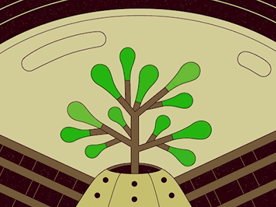 M52 - Nature’s challenge 2d after effects animation growing motion plants vector