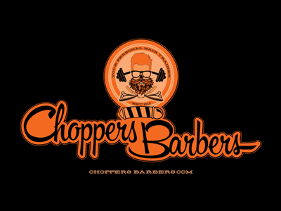 Choppers Barbers animation animation 2d branding design illustration logo typography vector