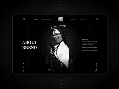 CALLBAK black design dribbble minimal new typography ui ux web website