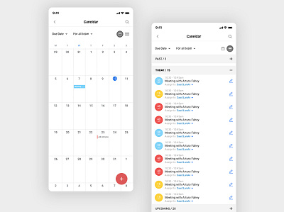 Zakaria App calendar app calendar ui design