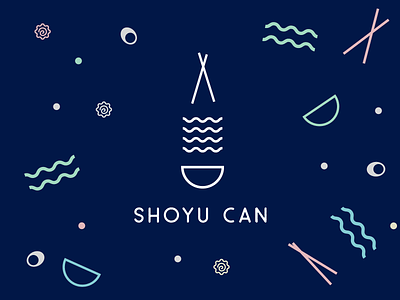 Shoyu Can Ramen design logo ramen