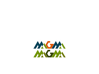 Magma branding design flat logo minimal vector