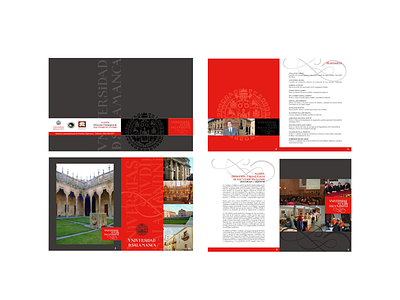 Salamanca University brochure design layout
