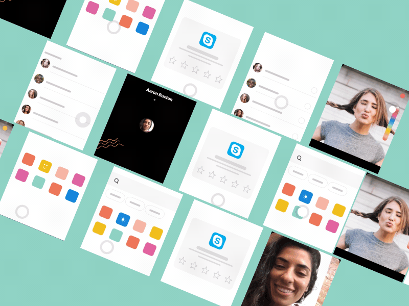 Chitty Chatty components messaging motion skype ui