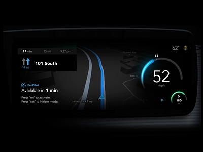 Autonomous Mode autonomous brand cars dashboard motion nissan ui vehicles video