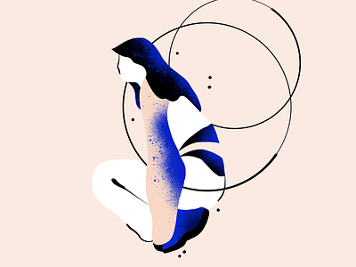 Rings abstract art character circles color design fashion illustration illustrator minimal minimalism procreate