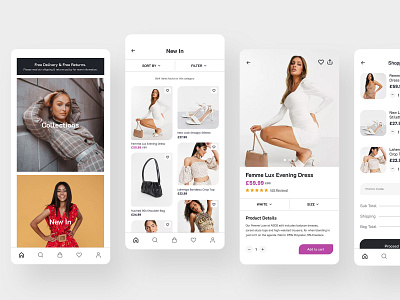 Shopping App Concept app design graphic design ui ux