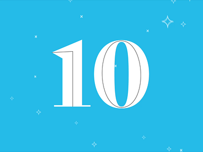 Christmas Countdown - 10 12 days of christmas advent advent calendar animation christmas christmas countdown december happy holidays ice illustration merry christmas motion motion designer motion graphics retro seasons snow snowflake snowflakes