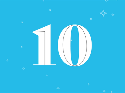 Christmas Countdown - 10 12 days of christmas advent advent calendar animation christmas christmas countdown december happy holidays ice illustration merry christmas motion motion designer motion graphics retro seasons snow snowflake snowflakes