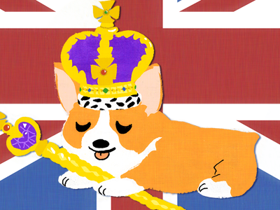Crown Corgi britain crown jewels dog england royalty