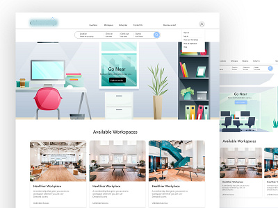 Landing page branding clean corporate design elegant landingpage portfolio resume template website xd design