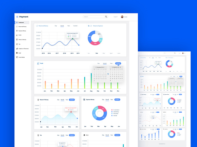 Payment Dashboard Design by kawsar hossain on Dribbble