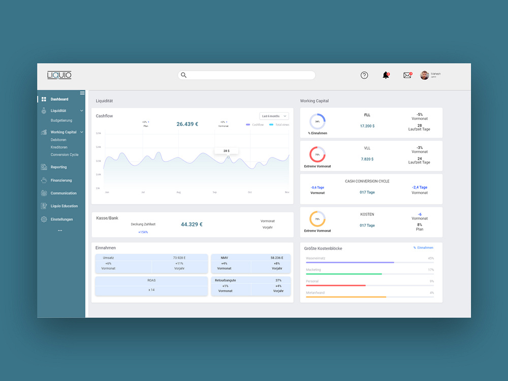 Payment Dashboard by kawsar hossain on Dribbble