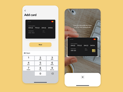 Daily UI 002 - Credit Card Checkout 002 card checkout concept costa rica credit credit card daily daily ui ios iphone scan ui