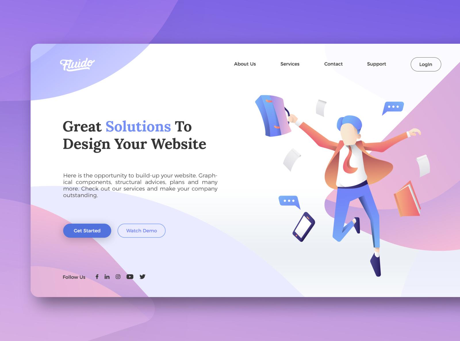 Web Design by Rakesh Naga Chinta on Dribbble