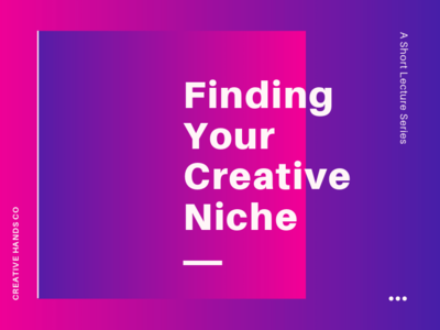 Find you niche, interactive animated design