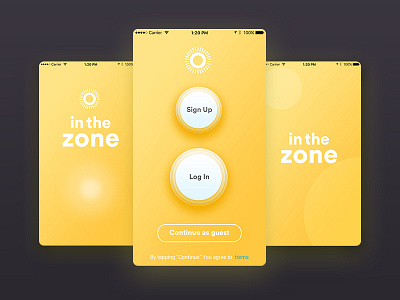 UI Concept for iOS App