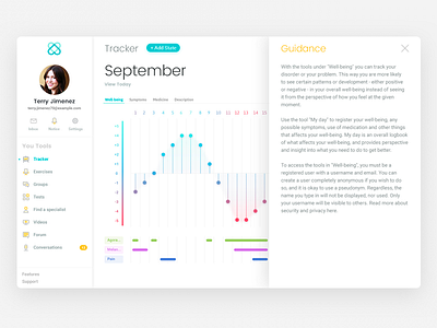 Schedule Of Well Being features interaction micro interaction motion ui ui design web web design web site