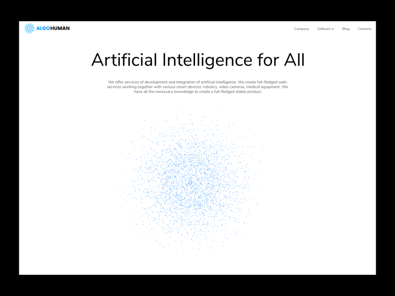 Artificial Intelligance motion ui ui design web web design