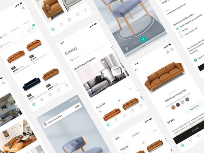 Agmenty - AR store for furniture ar store art augmented augmented reality e commerce furniture furniture app mobile app mobile design mobile ui store ui ui design user interface