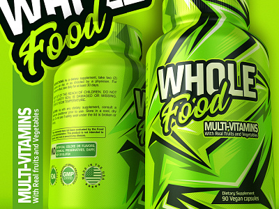 whole food label design 3dimages arquimediastudios design grafic inspiring label mockups packaging sports supplements