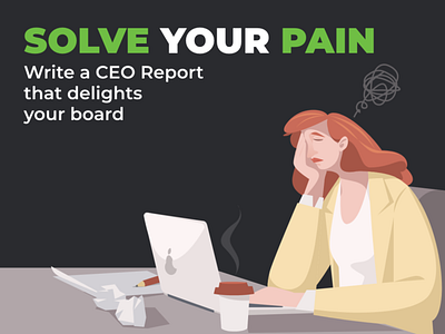 solve your pain-01 app branding flat illustration vector web website