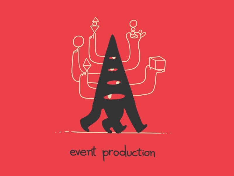 Event production ICON animated gif design gif icon ilustration vector monster weird walkcycle