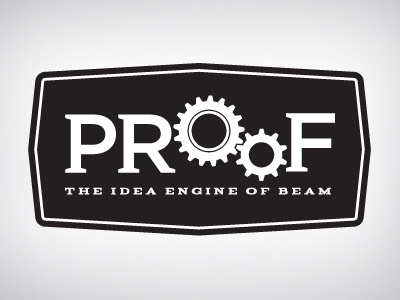 Proof logo beam engine gears
