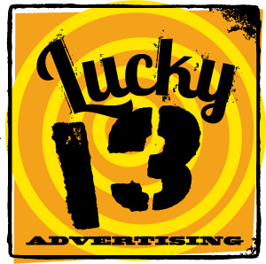 Lucky 13 art found logos