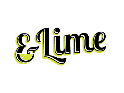 and lime ampersand lime type