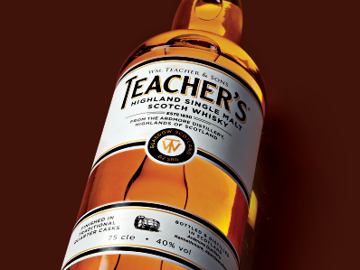 Teachers Single Malt packaging whisky