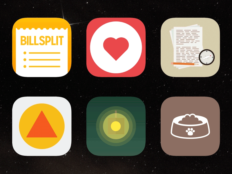 Animated app icons