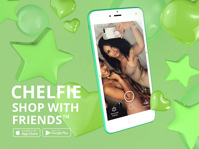 Chelfie - Shop with Friends 3d app chelfie ui