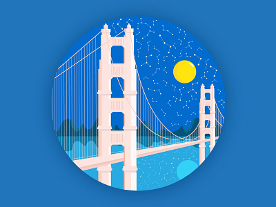 San Francisco city francisco illustration san