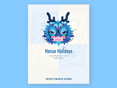 Nexus Holiday Brochure Cover cover illustration magazine