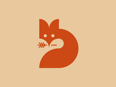 Fox V basic shapes brand branding fox geometric icon illustration logo design mark mascot symbol visual identity wheat